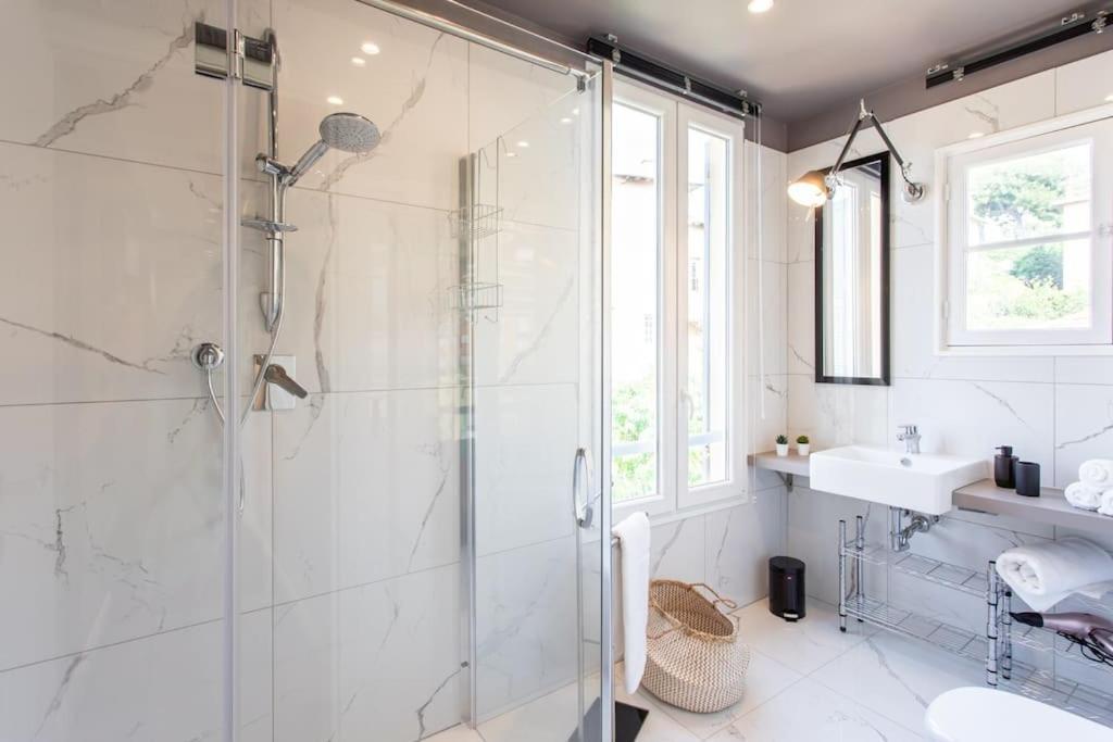 #24 Marie-Claire Suite Sea View/Balcony/Ac/5Min Port Βιλφράνς-συρ-Μερ Εξωτερικό φωτογραφία